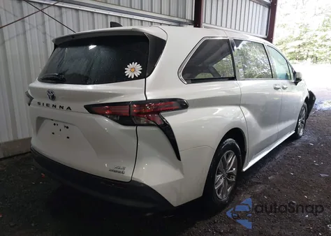 2022 Toyota Sienna Xle из США, поврежденный, VIN 5TDYRKEC0NS098197
